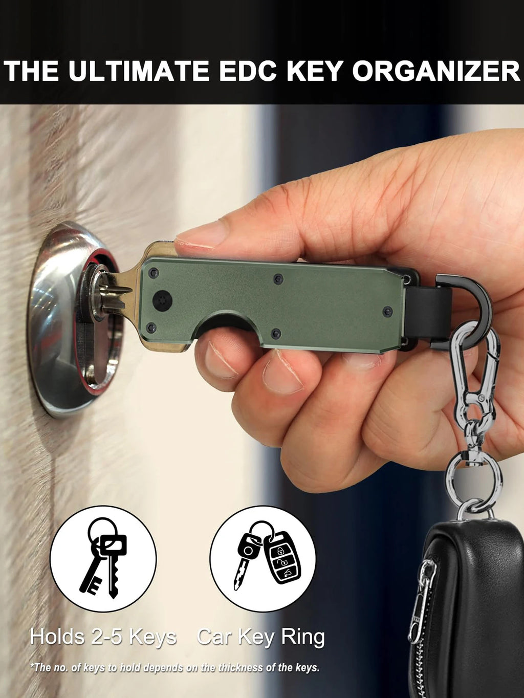 Neuer minimalistischer, innovativer Schlüsselhalter