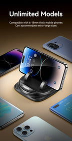 Joyroom Universal Autotelefon halter 360 ° Drehung Silikon Armaturen brett Telefon halterung Einhand bedienung Telefon halter für den Auto gebrauch