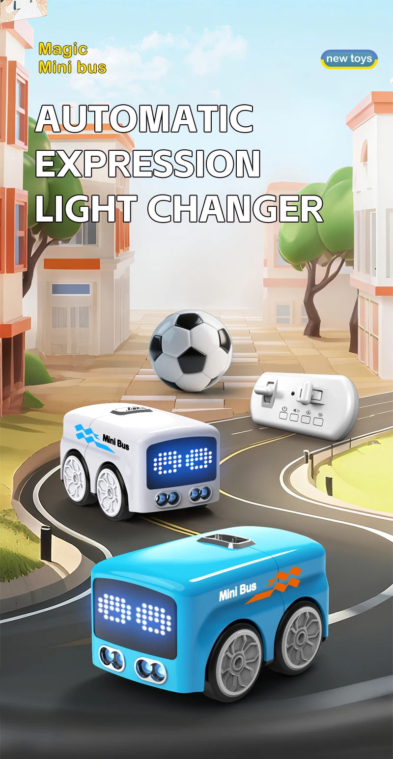 Smart RC Magic Mini Bus, Intelligente Fernbedienung, Geste Sensing Induktion, Folgen Cartoon, Auto Animation, Fahrzeug Spielzeug, Kinder Geschenk