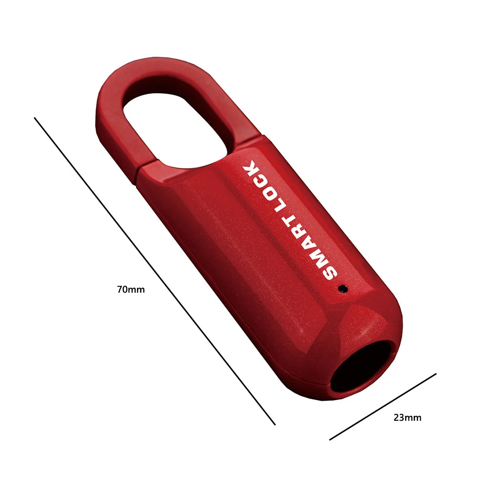 Mini Fingerabdruck Vorhängeschloss, USB Keyless Gepäckschloss, elektronisches Schloss, Smart biometrische Fingerabdruck, Türschloss schnell entsperren