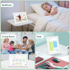 TABWEE P10 10,1 Zoll WiFi-Digitalkalender, intelligentes Touchscreen-Interaktives Display für Familienpläne, Aufgabendiagramm, digitales Foto