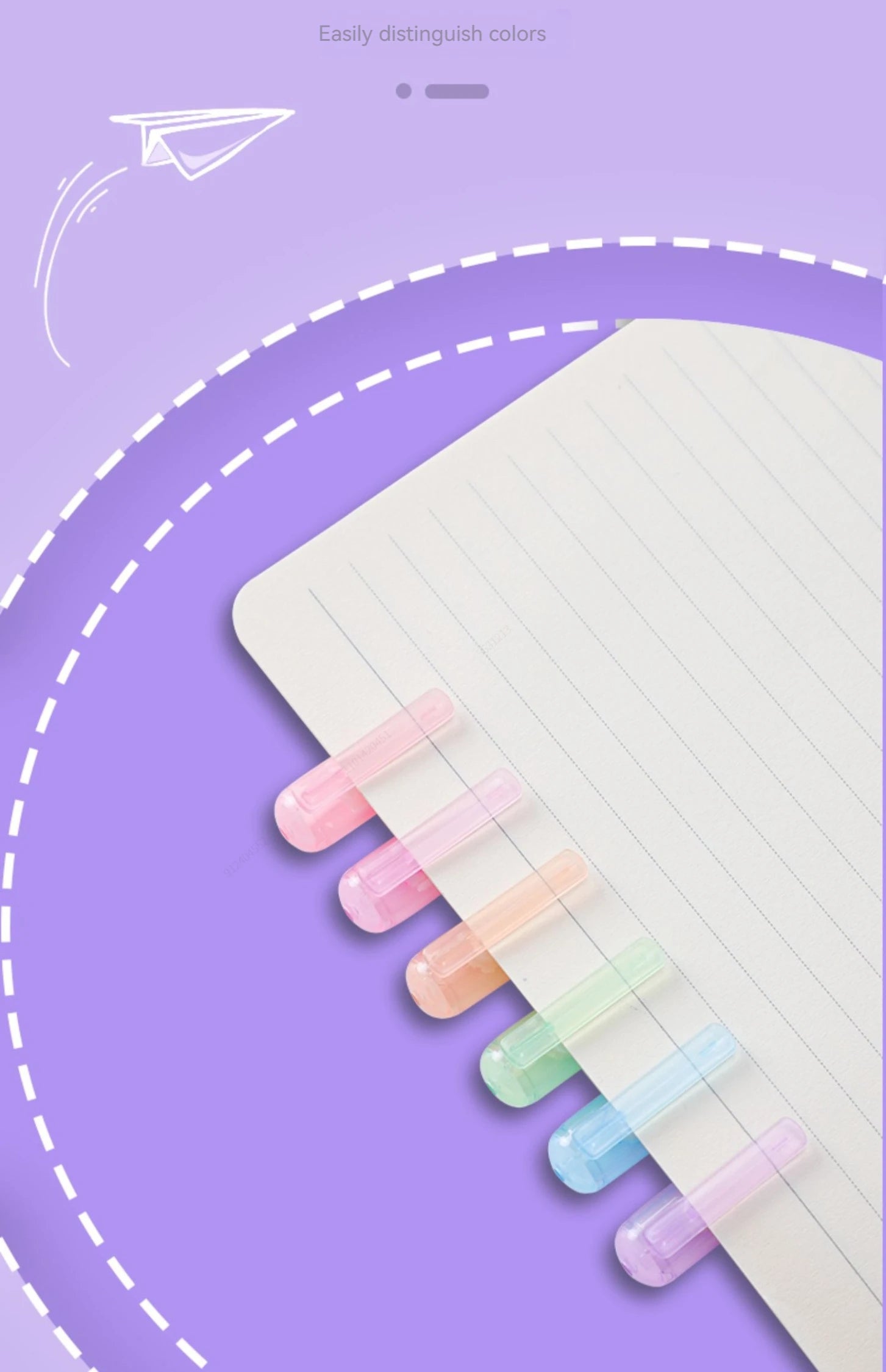 6 Teile/satz Blume Linie Form Highlighter Stift Roller Spitze Kurve Liner Marker Kawaii Koreanische Schreibwaren Schule Bürobedarf Geschenke