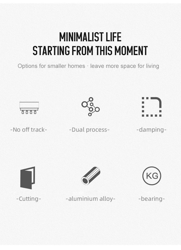 Möbelbeschläge in Sondergröße, Schlafzimmer, Aluminium, eingebetteter Kleiderschrank, Platzierungstür, koplanare Dämpfung, Schiebesystem