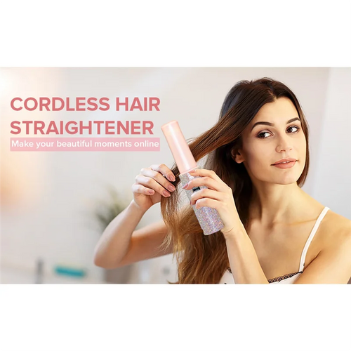 2-In-1 Elektrische Haarglättungsbürste