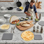 3-in-1 Tortilla Sealer, Tacos Tortilla Crimper Maker, einstellbare Größe, für 6"-10" Kruste, machen versiegelte Quesadillas, Tacos, Burritos