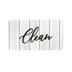 Geschirrs püler Magnet sauber schmutzig Zeichen Anzeige in voller Größe starke Magnet Harz Aufkleber Küche Kühlschrank Geschirrs püler schmutzig Tag