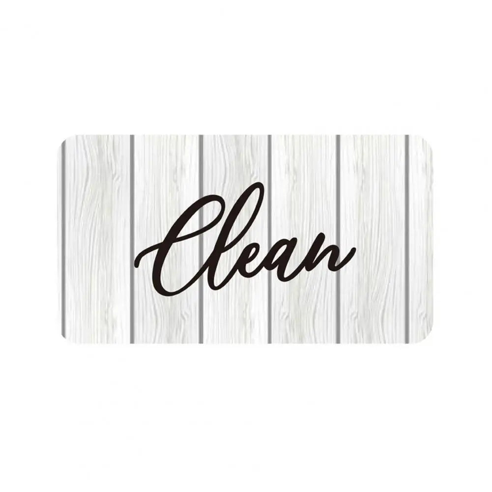 Geschirrs püler Magnet sauber schmutzig Zeichen Anzeige in voller Größe starke Magnet Harz Aufkleber Küche Kühlschrank Geschirrs püler schmutzig Tag