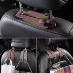 Auto Kopfstützenhaken 2-in-1 – 20 kg Traglast, Zinklegierung, für Taschen & Smartphone, 1 oder 2 Stück