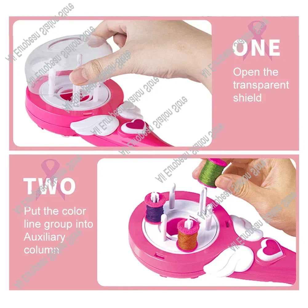 Kinder Mädchen Automatische Haar Flechter Elektrische Flechten Frisur Werkzeug Twist Gestrickte Maschine Geschenk Spielzeug Haar Styling Werkzeuge