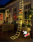 LED-Licht Schneeflocke Weihnachtsmann Fenster Ornamente Dekoration für Zuhause Weihnachten Navidad Neujahr Weihnachten Dekor Fee Lampe Lichterketten