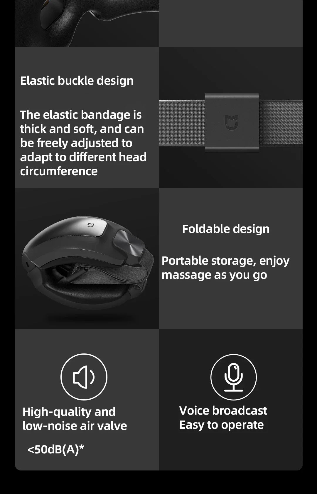 Xiaomi Mijia Smart Eye Massager Hot Compress Zone Massage Lindert Müdigkeit Augenpflegeinstrument Arbeit mit der Mi Home App