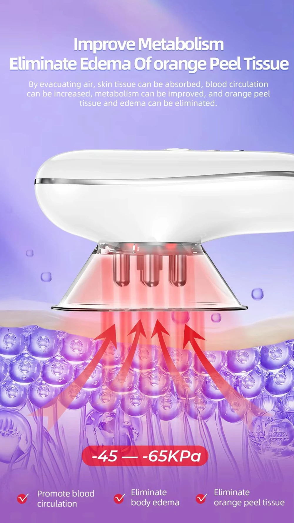 NEUES 2-in-1 elektrisches Cellulite-Massagegerät, Körperformungsgerät für Bein, Bauch, Taille, Arm, Mikrostrom-Gesichtsgerät für die Hautpflege