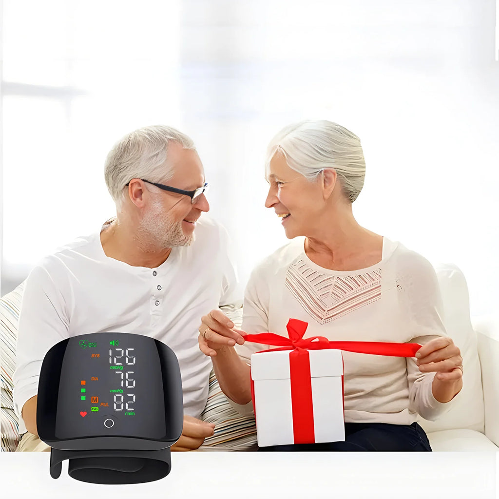 Neue LED Handgelenk Blutdruck Monitor