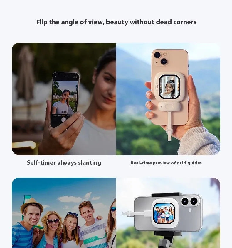 CYNOVA- Founist Vlogmate Mini AMOLED-Bildschirm, Magnetischer Selfie-Monitor, Bildschirm + Fernbedienung