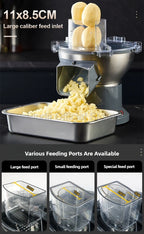 M1 Kommerzieller elektrischer Gemüseschneider, multifunktionale Küchenmaschine, kompakter Schnittlauch, Frühlingszwiebelschneider für Küche, Restaurant, Zuhause