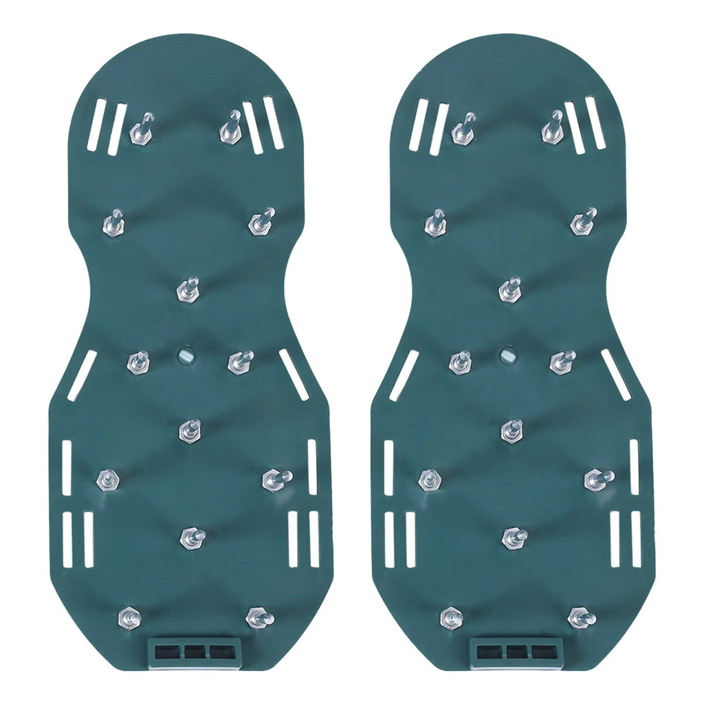 Rasen-Spike-Schuhe, 1 Paar Rasenbelüfter-Sandalen, robuste Gras-Spikes-Schuhe mit Kunststoffschnalle, Gartenwerkzeug, Rasenbelüfter-Schuhe