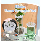 Silikon-Blumengitter für Vasen – Flexibler Blumenstielhalter, Wasserdicht & Wiederverwendbar | DIY