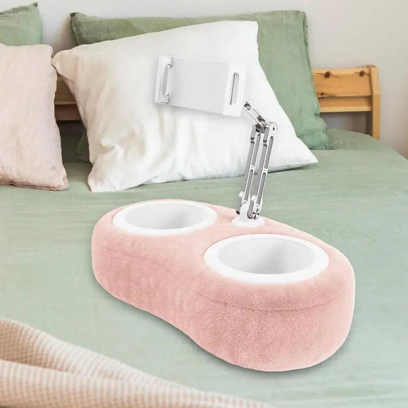 Tablet-Kissenständer, faltbar, tragbar, flexibel, für Telefone, Medienhalter, mehrere Winkel verstellbar, zum Lesen, Tablet-Kissenständer