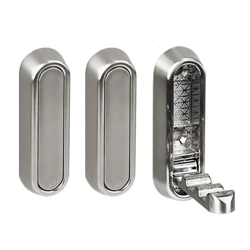 3pcs moderne Badezimmerhaken faltbares Design Nicht Schlupfflächen bescheidene Haken Starke Handtuchhaken für Badezimmer