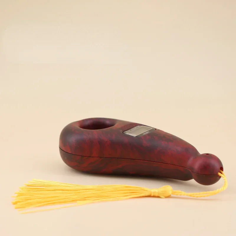 Holz-Fingerzähler Tasbih – 0–9999, Stummschaltung, Automatische Abschaltung | Mahagoni, Rosenholz & Nanmu | SHENGMEIYU