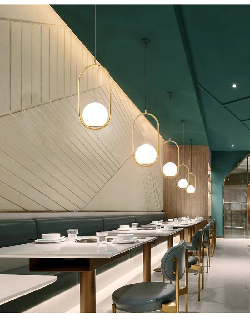 Moderne Glas LED Anhänger Lichter Wohnzimmer Schlafzimmer Innen Beleuchtung Restaurant Bar Wohnkultur Hängen Lampe Decke Kronleuchter