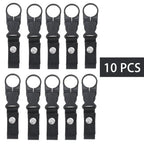 Karabinerhaken Flaschenclip – Nylon, für Rucksack & Gürtel, Einzel & Sets