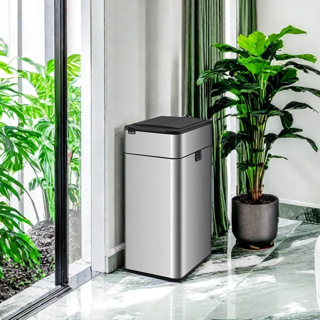 9/15/20/30/40/50/60 Mülltonne Große kapazität Edelstahl Smart Sensor Mülleimer Automatische Abfall Bins Küche Mülleimer