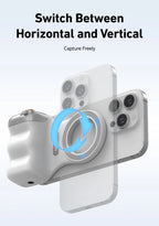 TELESIN- Telefonkamera-Handgriff, magnetischer Smartphone-Halter, Aufnahmehilfe, Fernbedienungsgriff für iPhone und Android-Telefon