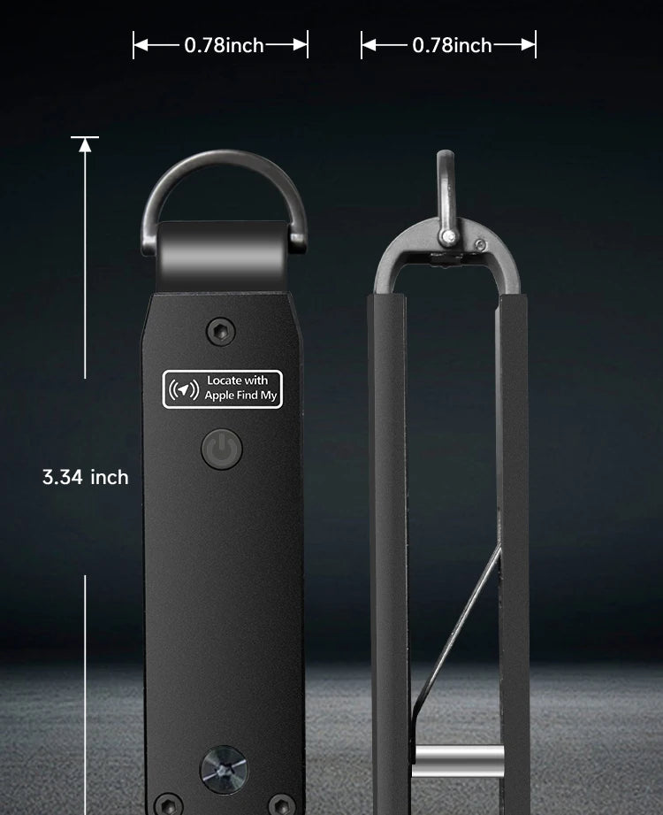 Schlüssel-Organizer funktioniert mit Apple Find My, integrierten Airtag-Chips, fasst 2–6 Schlüssel, Auto-Schlüsselanhänger mit GPS-Tracker, (nur iOS)