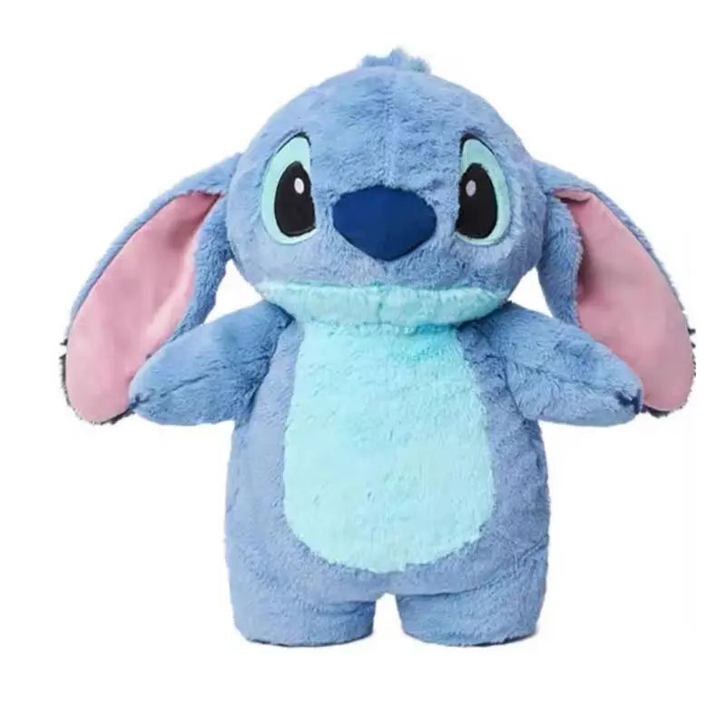 Stitch Anime Winter Extra große Plüsch-Wärmflasche für Damen, Zuhause, Wasserfüllung, Handwärmer, Urlaubsgeschenk für Freundin