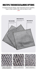 Magisches Reinigungstuch, Mehrzweck-Reinigungstuch aus Draht, innovatives Geschirrnetz, Handtuch für das Geschirrspülgitter in der Küche