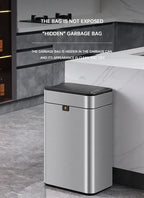 9/15/20/30/40/50/60 Mülltonne Große kapazität Edelstahl Smart Sensor Mülleimer Automatische Abfall Bins Küche Mülleimer