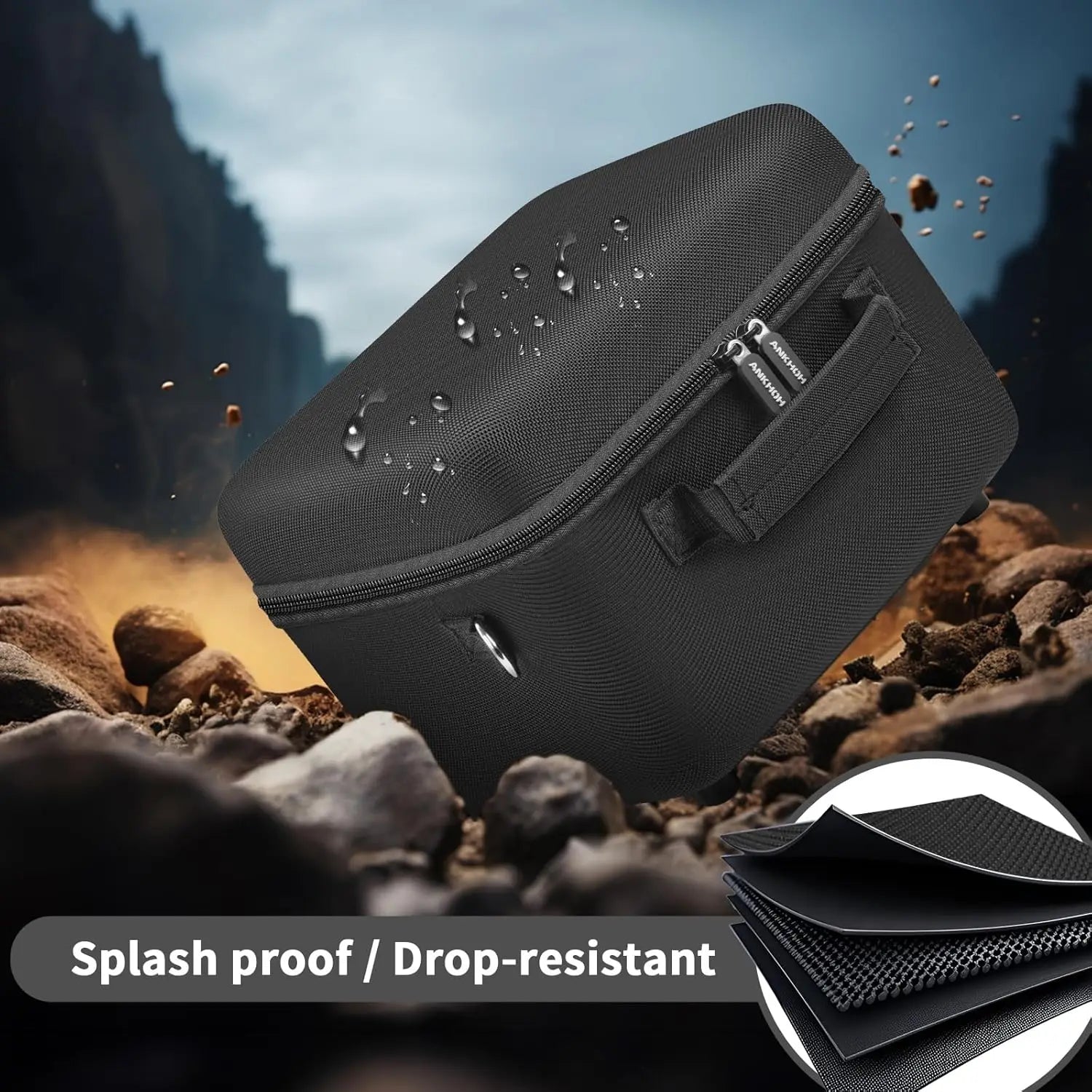 Aufbewahrungstasche für tragbares Kraftwerk Anker SOLIX C300, Akku-Solargenerator-Aufbewahrungshalter (für Anker SOLIX C300) (nur Tasche)