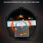 M1 Kommerzieller elektrischer Gemüseschneider, multifunktionale Küchenmaschine, kompakter Schnittlauch, Frühlingszwiebelschneider für Küche, Restaurant, Zuhause