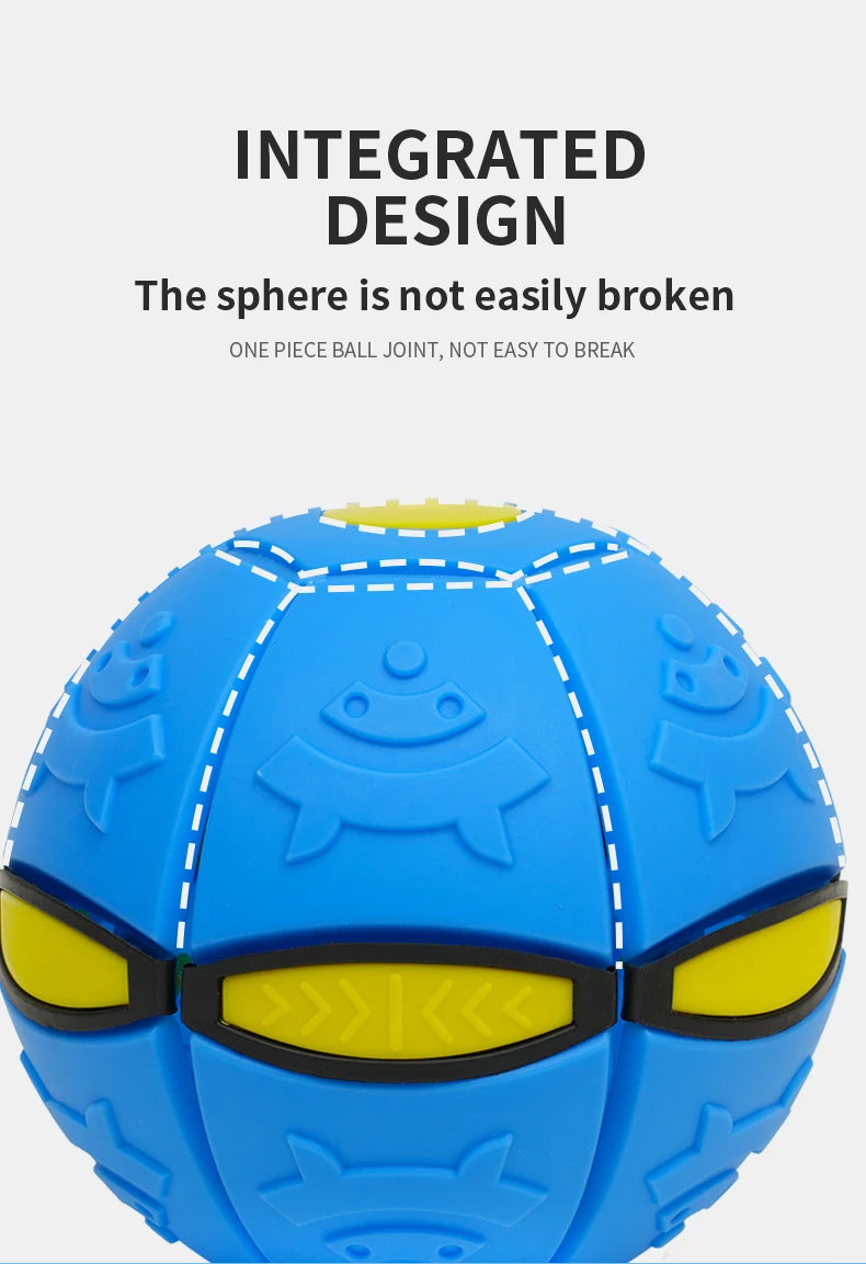 Verformbare fliegende Untertasse, Ball, magisches Entlüftungsspielzeug für Kinder, Outdoor/Indoor, Eltern-Kind-Fußdruckentlastung, Stress, Dekompressionsgeschenk