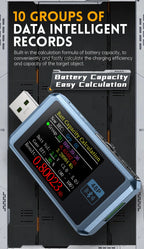 FNB58 USB-Tester, Voltmeter, Amperemeter, Typ C, Schnellladungserkennung, Auslöser, Kapazitätsmessung, Welligkeitsmessung