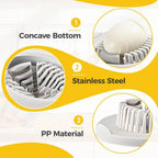 Eierschneider, 3-Wege-Schneider für gekochte Eier, Edelstahldraht, Multifunktions-Küchenmaschine, Küchenzerkleinerer, Werkzeug mit Behälter