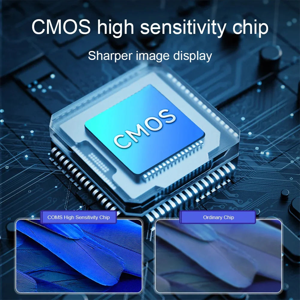 1000x Kinder mikroskop elektronische Lupe Kamera 200 Megapixel pädagogische Wissenschaft Spielzeug mit 8 LED-Licht Foto Video-Funktion