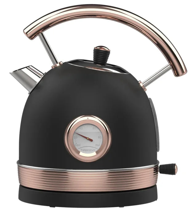 Retro-Frühstücksset, Geräte, 4-Scheiben-Toaster, elektrischer Wasserkocher und Toaster-Set, Saftmixer