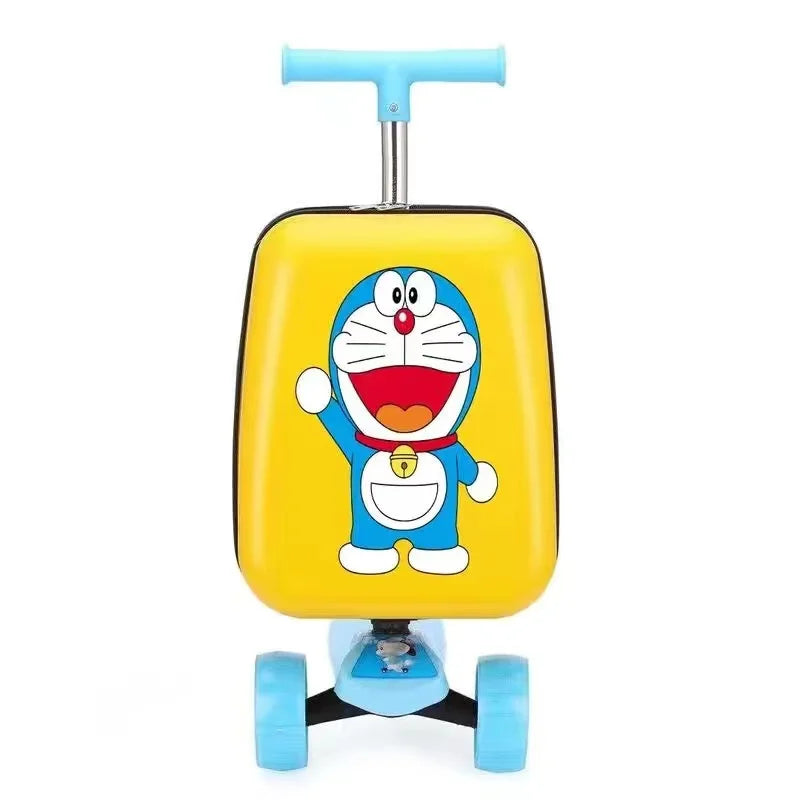 Niedlicher Cartoon-Kinderroller-Koffer auf Rädern