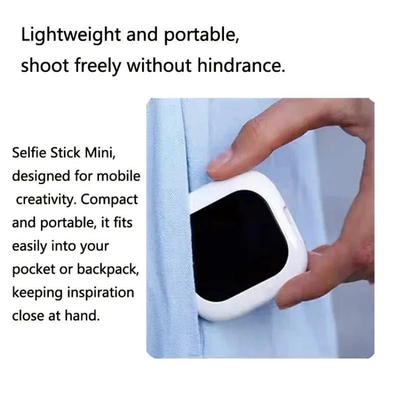 Luxuglow Mini Selfie-Monitor – Kabellos, Magnetisch, 2" HD, WiFi, Bluetooth, 4 Farben