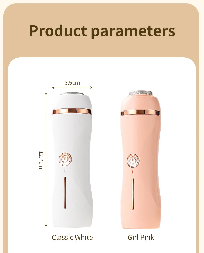 HOMEFISH Elektrischer Fußschleifer, automatisches Hornhautentfernungsgerät für die Fußpflege