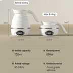 110V/220V Reise Camping Tragbare Faltbare Silikon Wasserkocher Kochendem Heißes Wasser Wärmedämmung Heizung Kessel Teekanne
