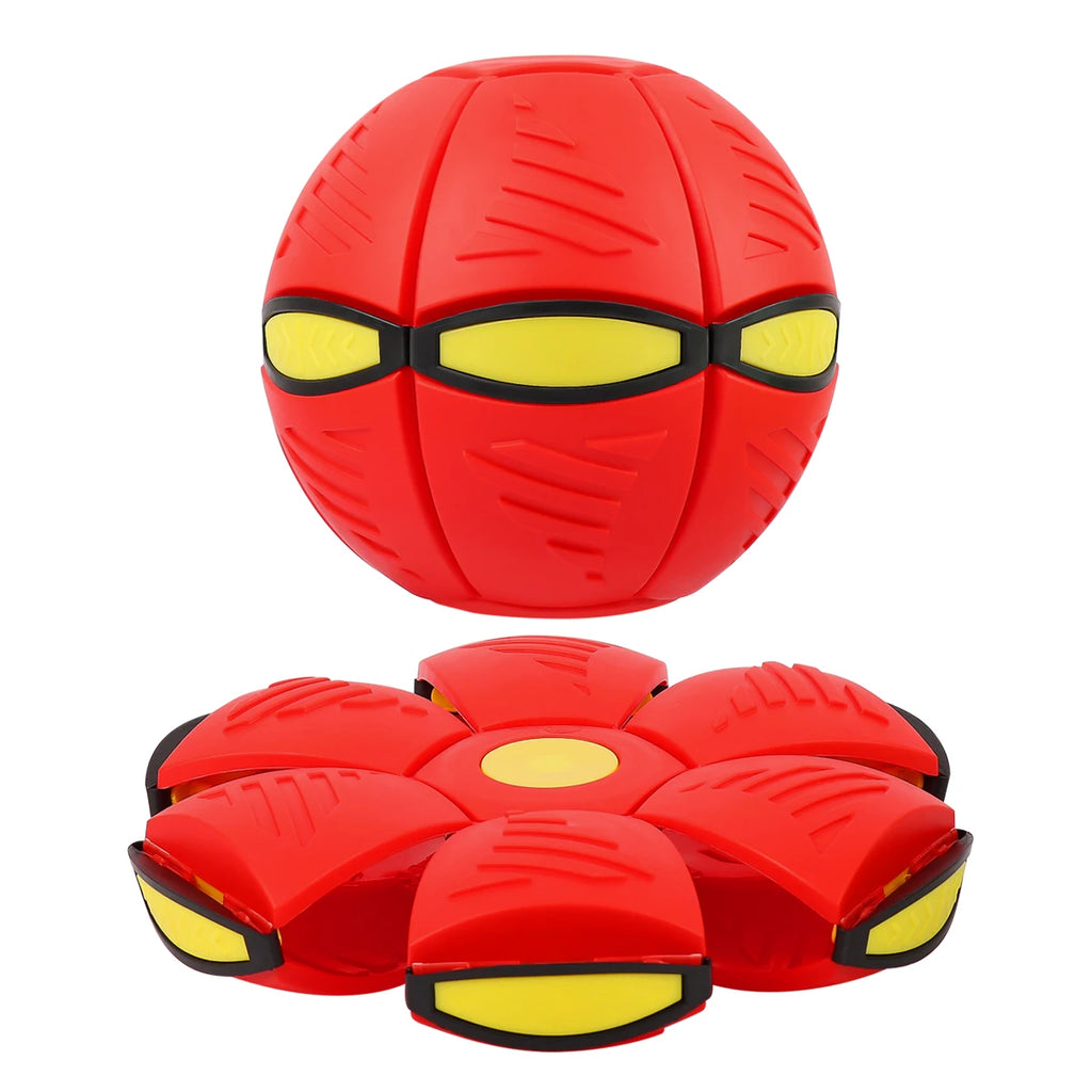 Verformbare fliegende Untertasse, Ball, magisches Entlüftungsspielzeug für Kinder, Outdoor/Indoor, Eltern-Kind-Fußdruckentlastung, Stress, Dekompressionsgeschenk