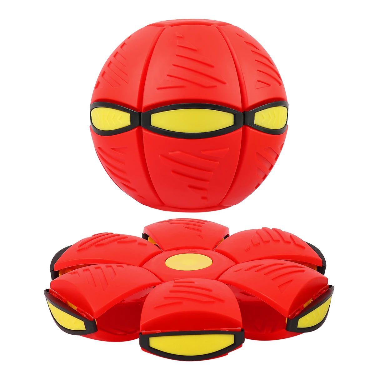 Verformbare fliegende Untertasse, Ball, magisches Entlüftungsspielzeug für Kinder, Outdoor/Indoor, Eltern-Kind-Fußdruckentlastung, Stress, Dekompressionsgeschenk