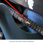 Motorrad Bike Kette Reiniger Werkzeug Splash Proof Tragbare Tragen-beständig Dark Blau Fett Lagerung Werkzeug für Motorräder