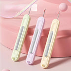 1/2 Stück 2-in-1-Nadeleinfädler, Nahttrenner, Nähentferner, dehnbare Nahttrenner für Handnähen, Nahtzubehör