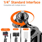 LISCN L16TT Selfie Stick Stativ – 1,8m ausfahrbar, Bluetooth, 360° drehbar | Faltbares Stativ