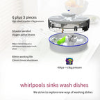 Drahtlose Mini-Geschirrspüler für die Küche, USB-Ultraschallspüle, Obst- und Gemüse-Geschirrspüler, elektrische tragbare Waschmaschinen, Singapur Diego Diego