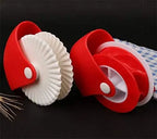 Backrad-Dekorator und -schneider, schöne Kuchenkruste, Pizza, Gebäck, Gitter, Dekorationswerkzeuge, Kunststoff, Kuchendekorationsschneider